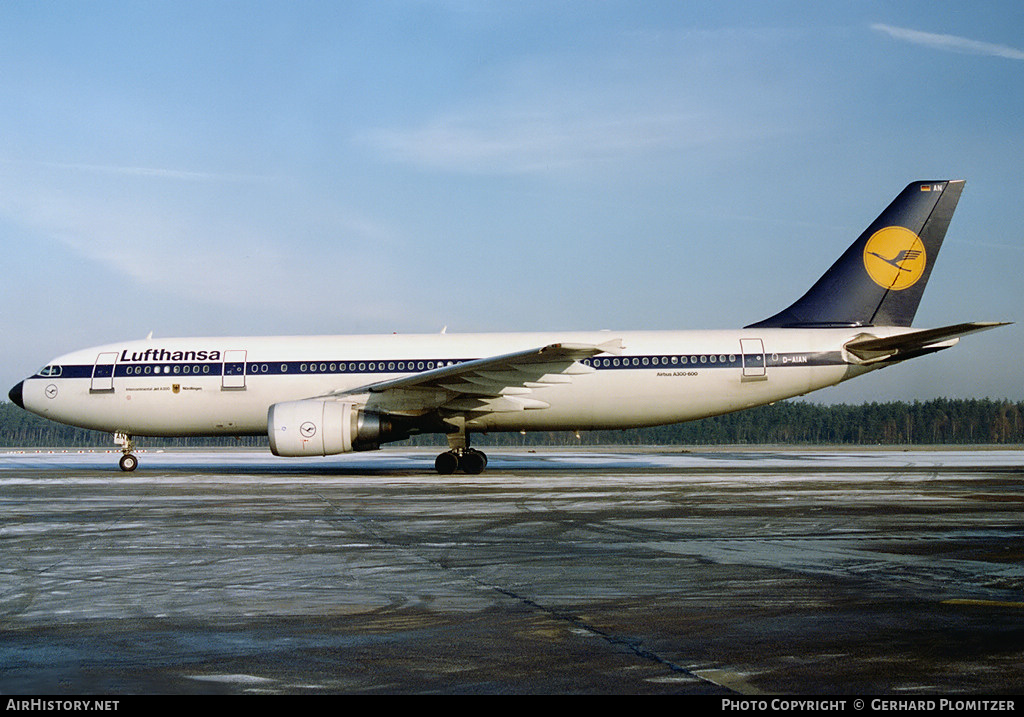 Aircraft Photo of D-AIAN | Airbus A300B4-603 | Lufthansa | AirHistory.net #400249