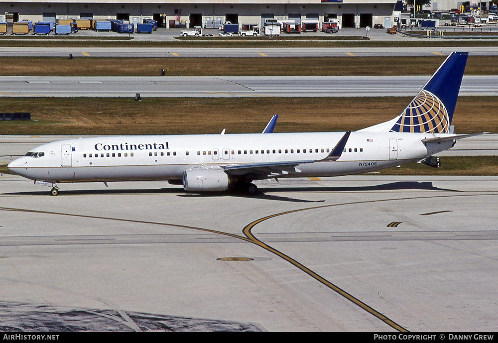 Aircraft Photo of N72405 | Boeing 737-924 | Continental Airlines | AirHistory.net #400257