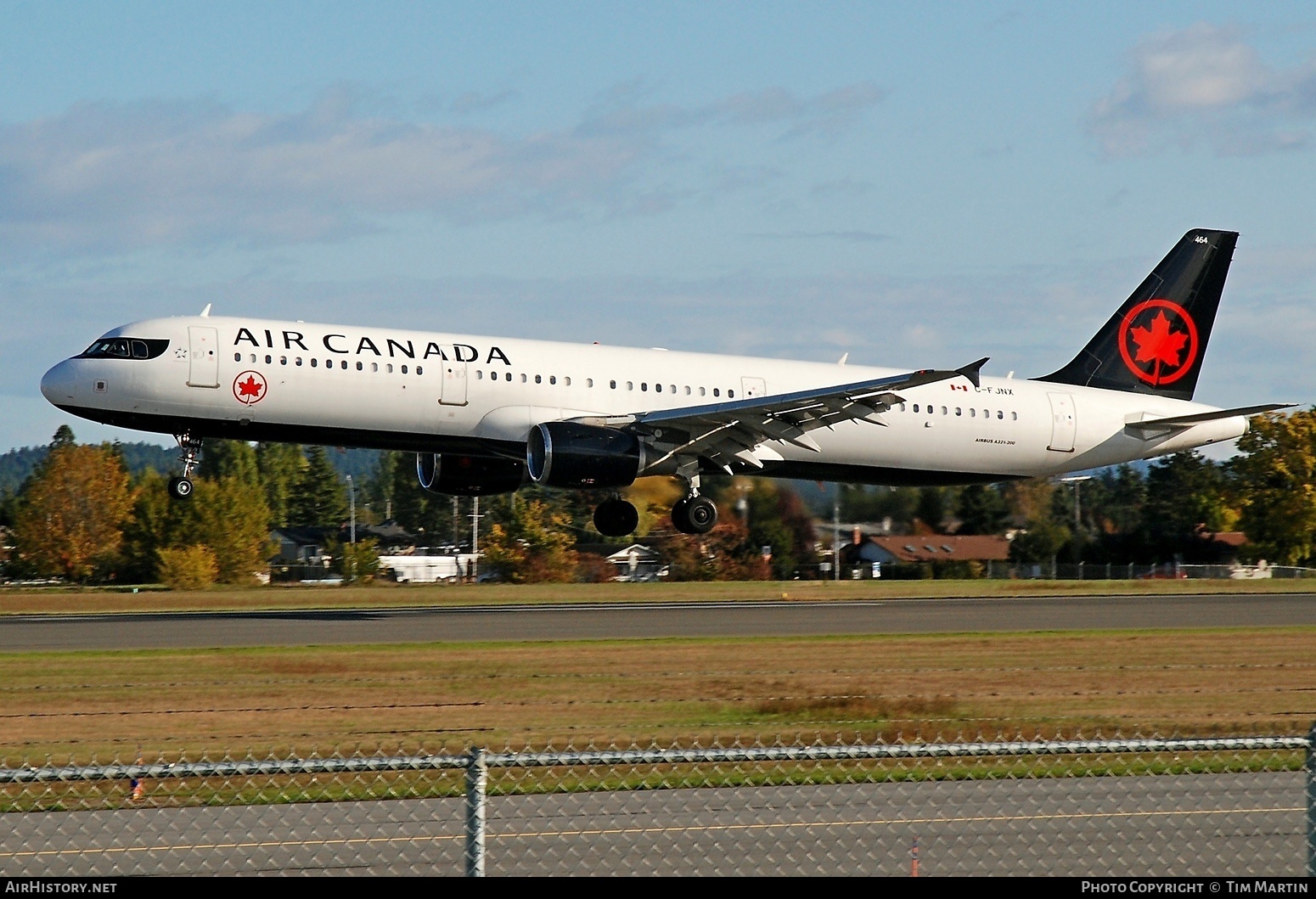 Aircraft Photo of C-FJNX | Airbus A321-211 | Air Canada | AirHistory.net #400269