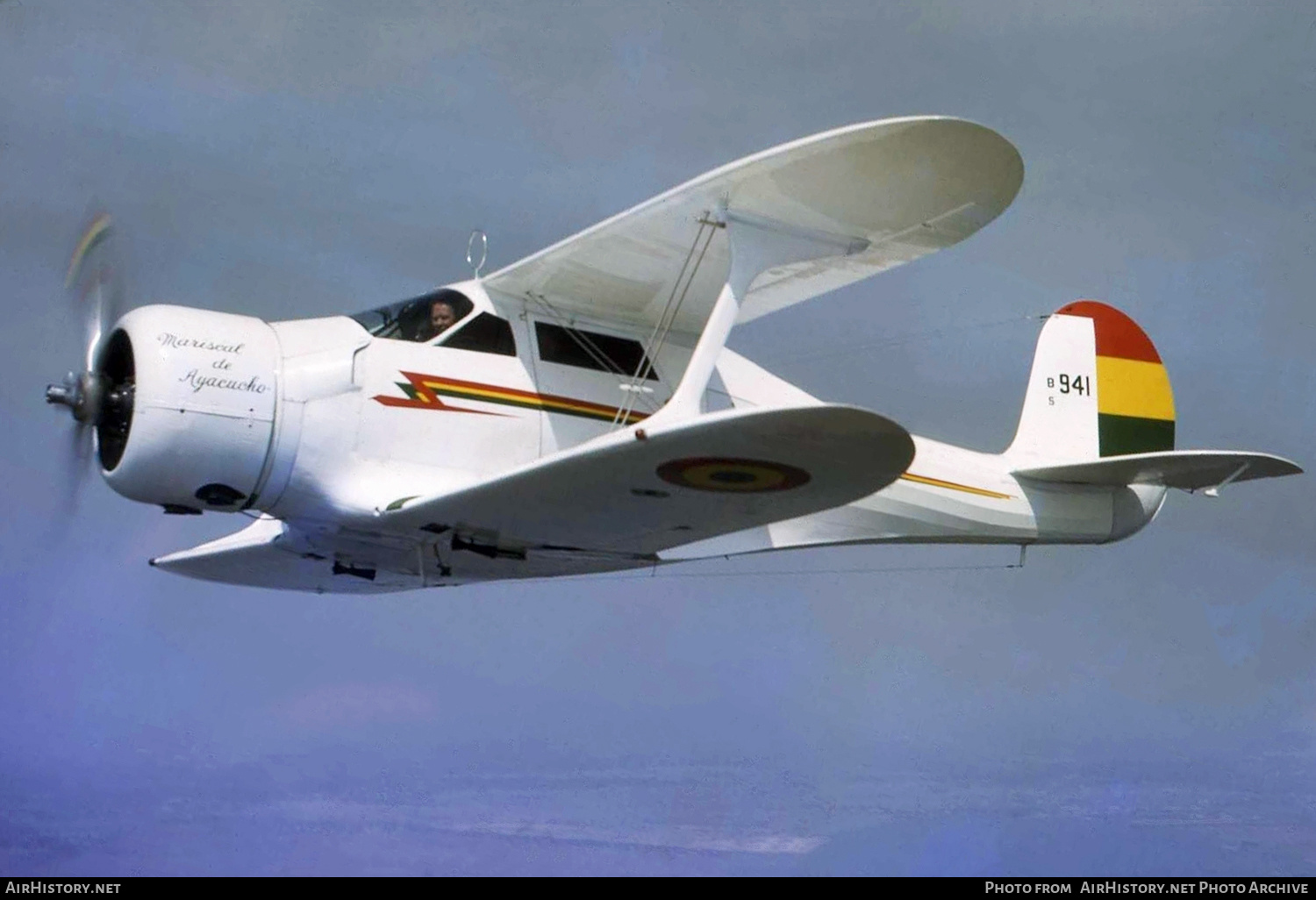 Aircraft Photo of B-941-S | Beech D17R | Bolivia - Air Force | AirHistory.net #400282