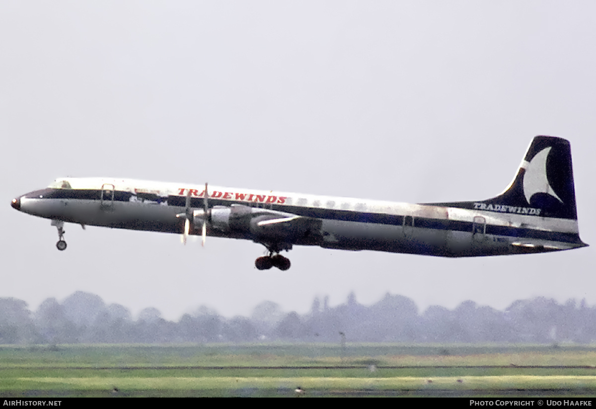 Aircraft Photo of G-AWGS | Canadair CL-44D4-1 | Tradewinds Airways | AirHistory.net #400335