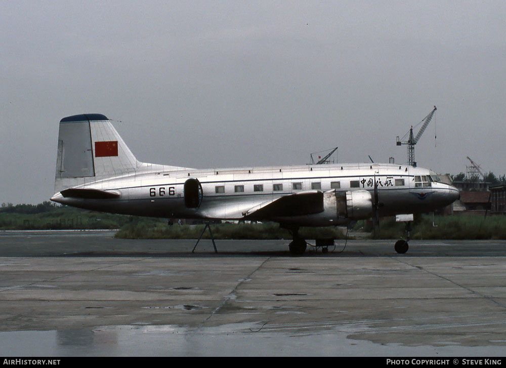 Aircraft Photo of 666 | Ilyushin Il-14P | CAAC - Civil Aviation Administration of China | AirHistory.net #400337