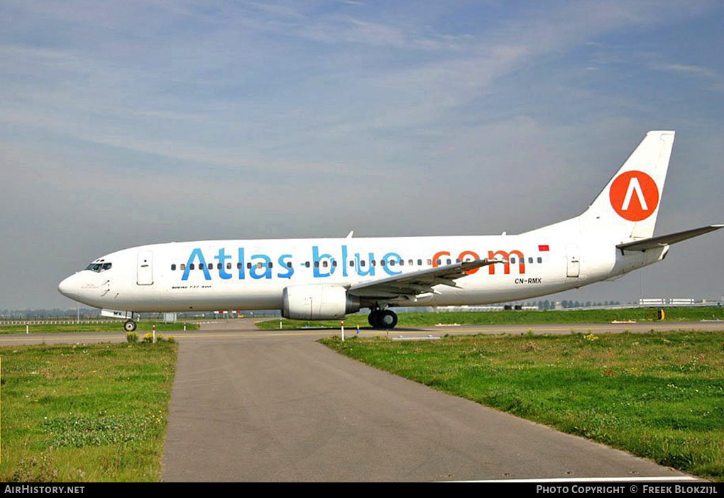 Aircraft Photo of CN-RMX | Boeing 737-4B6 | Atlas Blue | AirHistory.net #400349