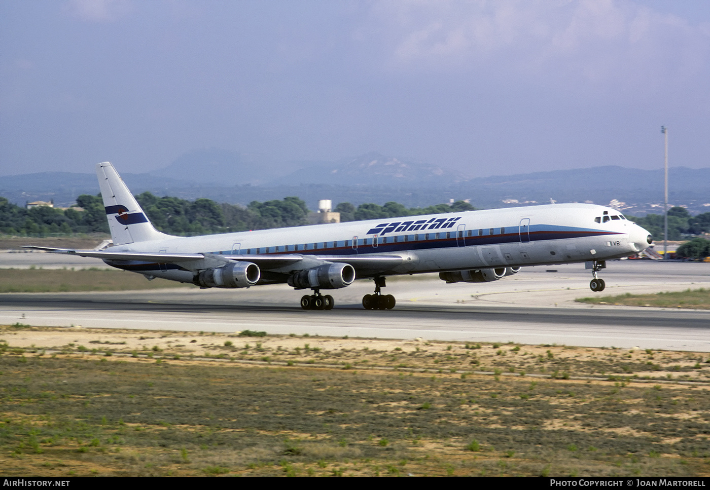Aircraft Photo of EC-DVB | McDonnell Douglas DC-8-61 | Spantax | AirHistory.net #400352
