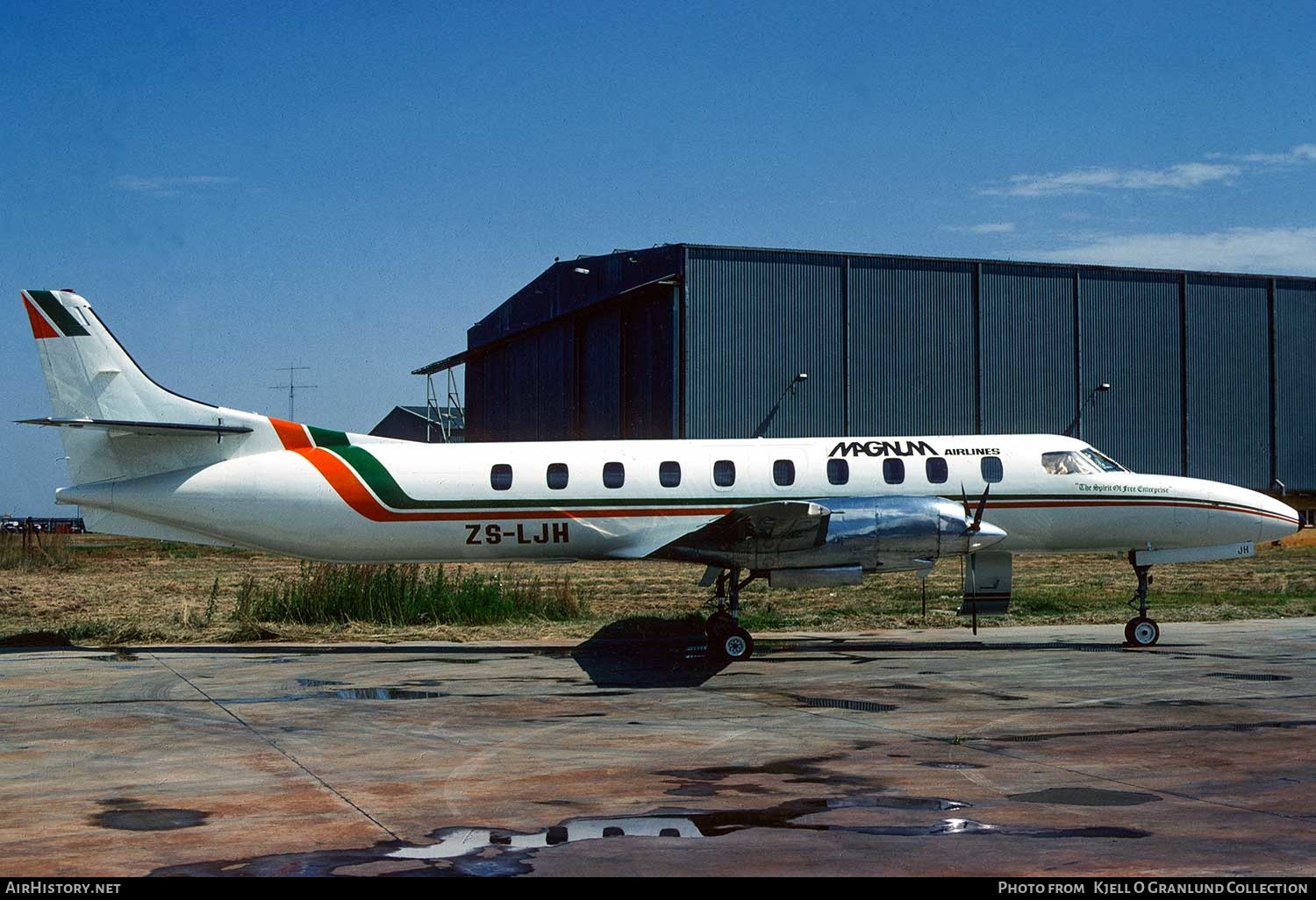Aircraft Photo of ZS-LJH | Swearingen SA-226TC Metro II | Magnum Airlines | AirHistory.net #400378