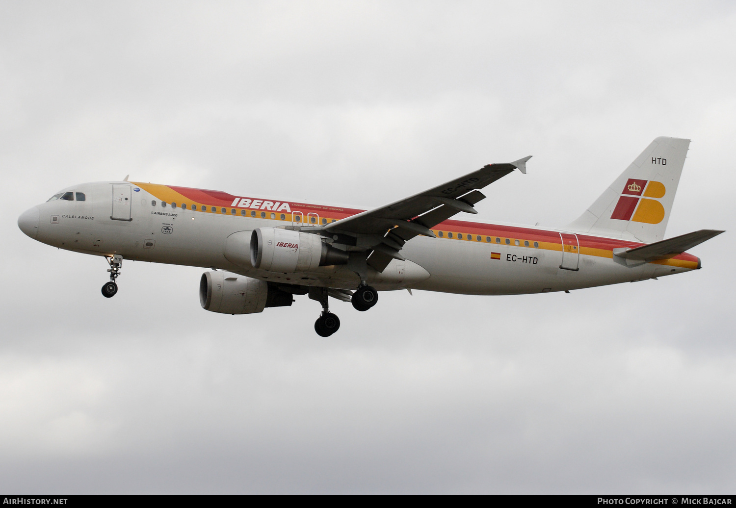 Aircraft Photo of EC-HTD | Airbus A320-214 | Iberia | AirHistory.net #400392