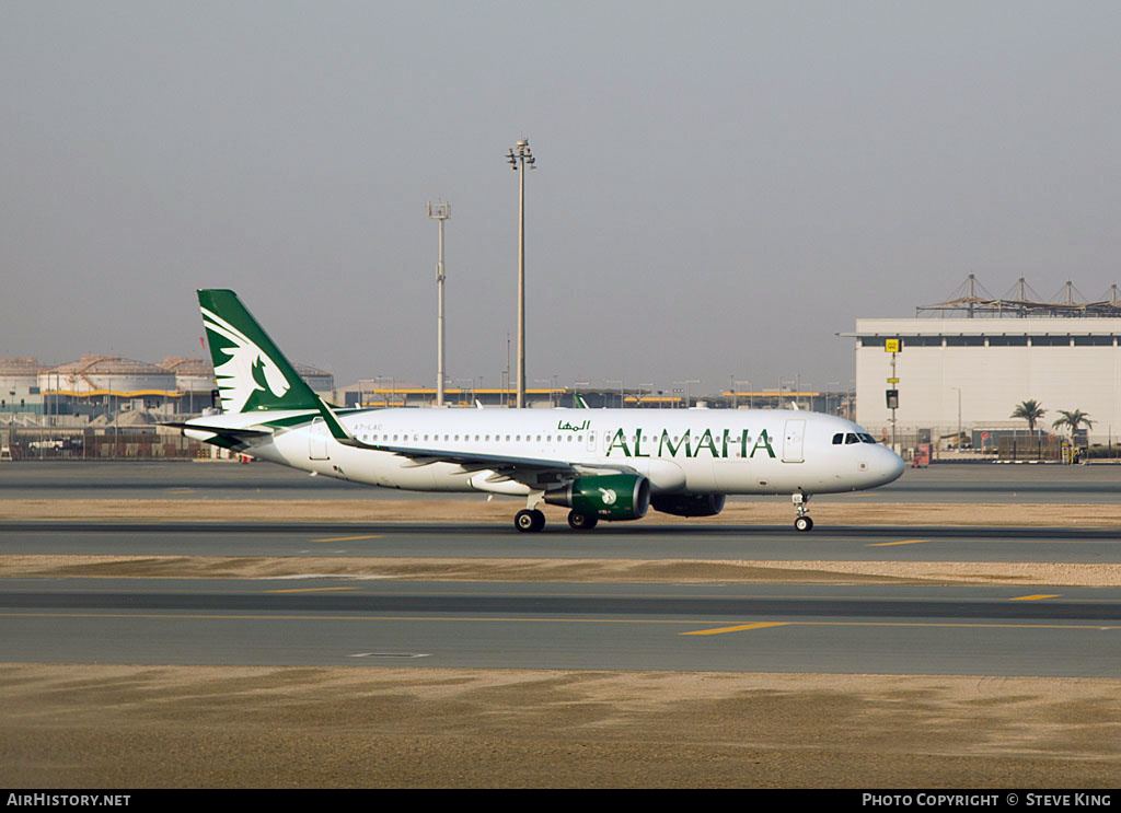 Aircraft Photo of A7-LAC | Airbus A320-214 | Al Maha Airways | AirHistory.net #400405