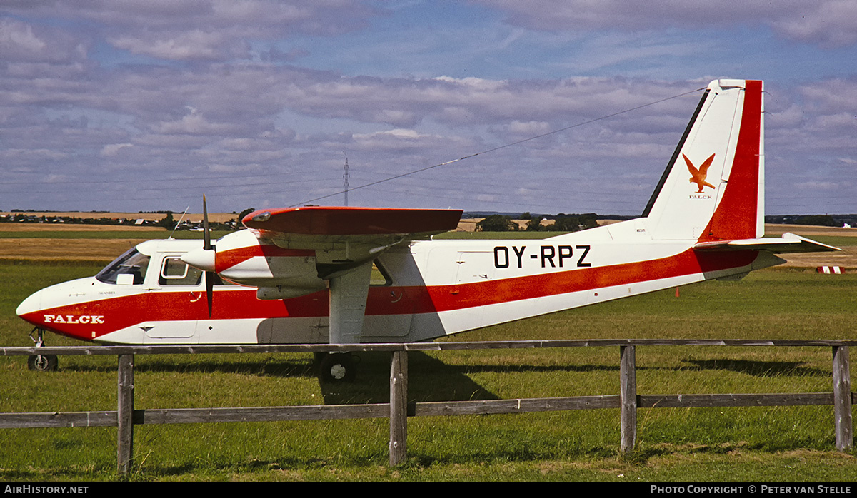 Aircraft Photo of OY-RPZ | Britten-Norman BN-2A-20 Islander | Falck Redningskorps | AirHistory.net #400437