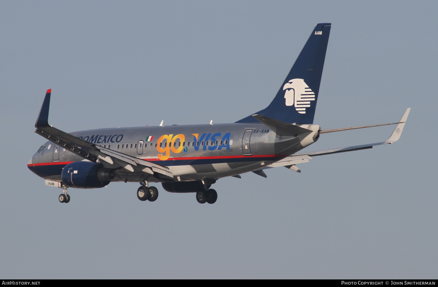 Aircraft Photo of XA-AAM | Boeing 737-752 | AeroMéxico | AirHistory.net #400484