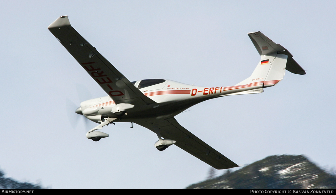 Aircraft Photo of D-ERFI | Diamond DA40D Diamond Star TDI | AirHistory.net #400494