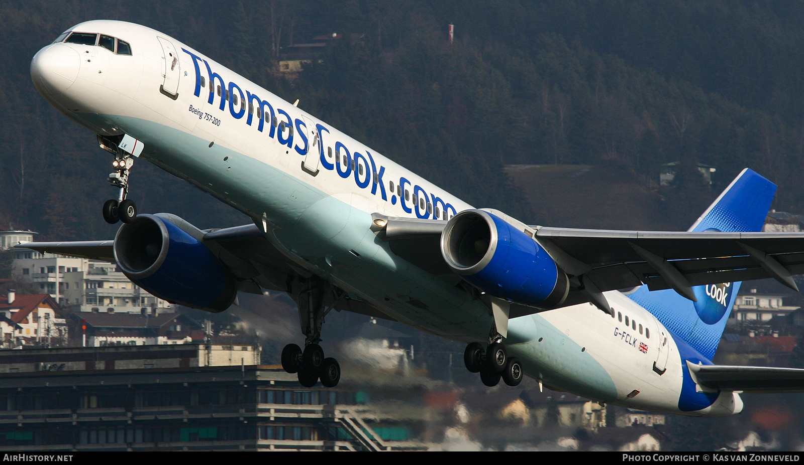 Aircraft Photo of G-FCLK | Boeing 757-2Y0 | Thomas Cook Airlines | AirHistory.net #400496
