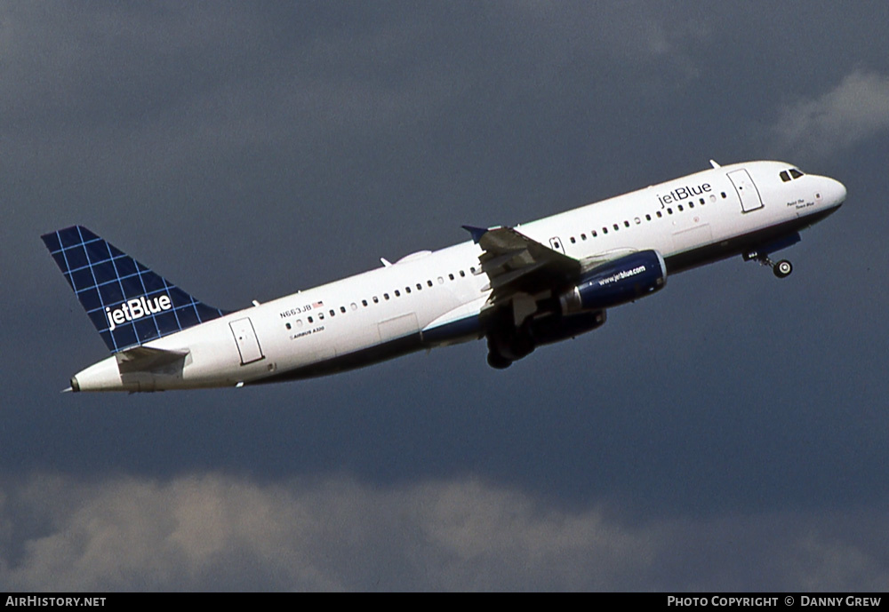 Aircraft Photo of N663JB | Airbus A320-232 | JetBlue Airways | AirHistory.net #400503