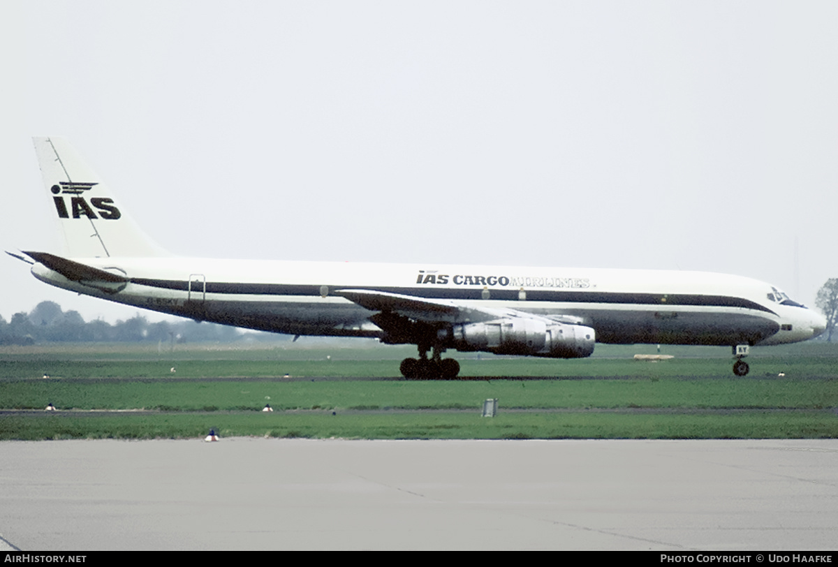 Aircraft Photo of G-BSKY | Douglas DC-8-55(F) | IAS Cargo Airlines - International Aviation Services | AirHistory.net #400519