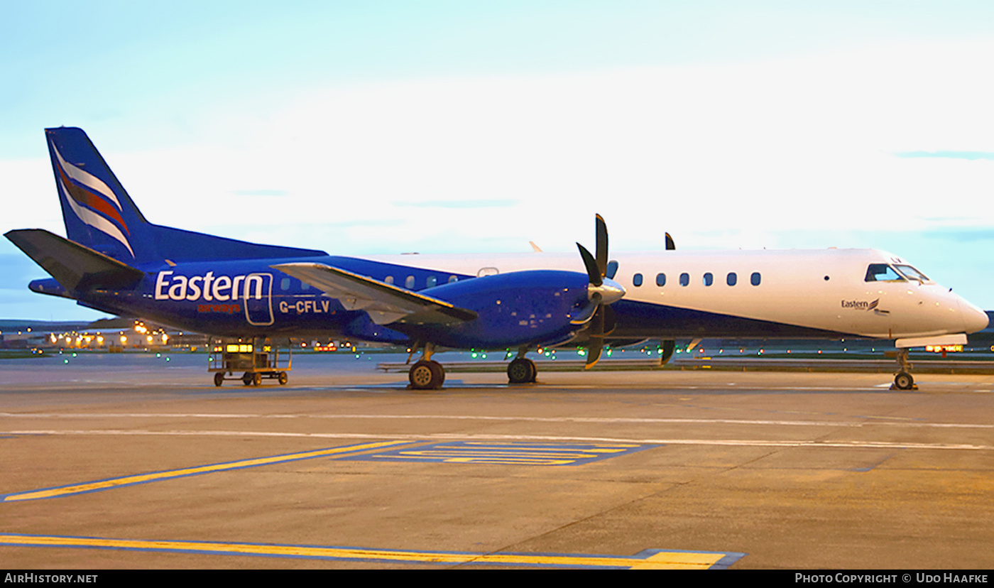 Aircraft Photo of G-CFLV | Saab 2000 | Eastern Airways | AirHistory.net #400541