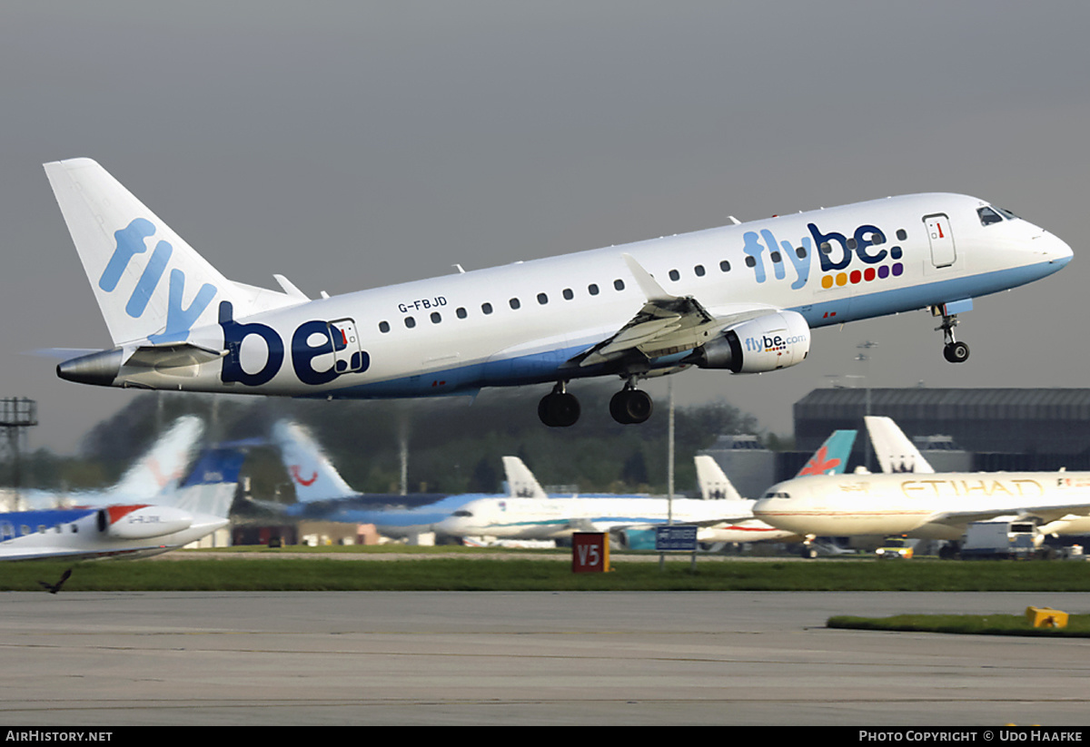 Aircraft Photo of G-FBJD | Embraer 175STD (ERJ-170-200STD) | Flybe | AirHistory.net #400544