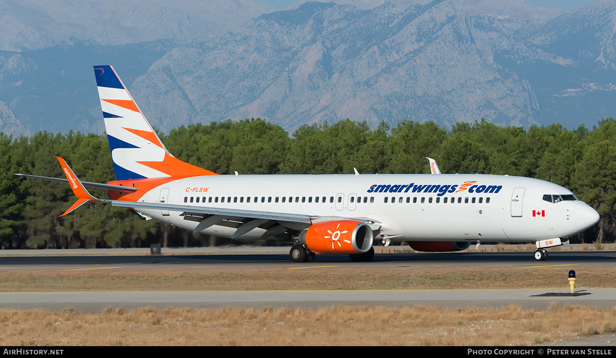 Aircraft Photo of C-FLSW | Boeing 737-8HX | Smartwings | AirHistory.net #400563
