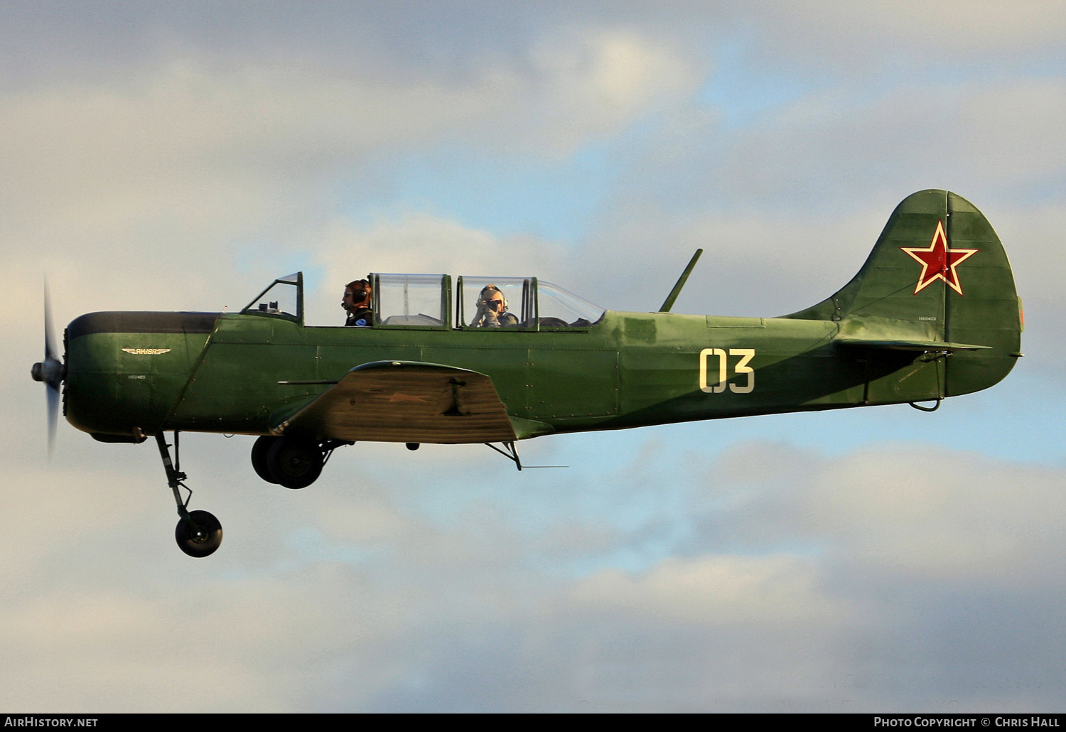 Aircraft Photo of G-CEIB / 03 | Yakovlev Yak-18A | Soviet Union - Air Force | AirHistory.net #400582