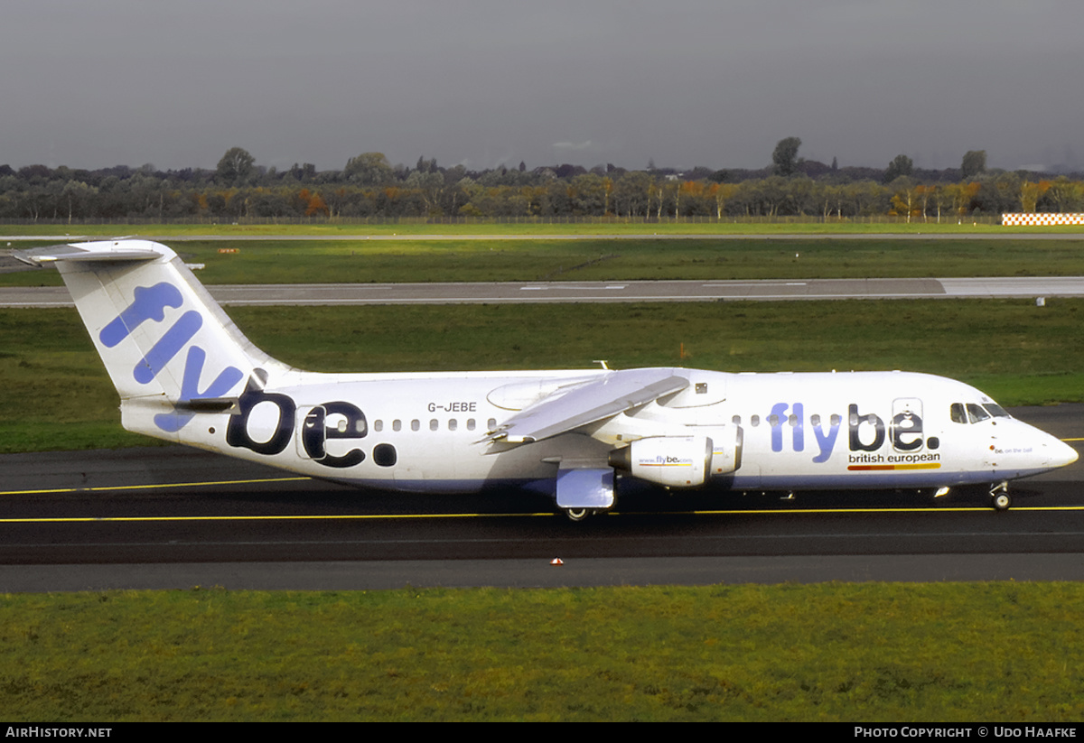 Aircraft Photo of G-JEBE | British Aerospace BAe-146-300 | Flybe - British European | AirHistory.net #400590