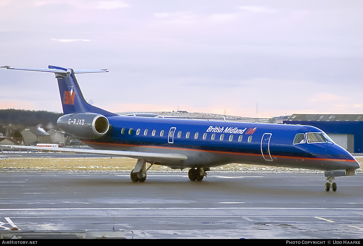 Aircraft Photo of G-RJXD | Embraer ERJ-145EP (EMB-145EP) | BMI - British Midland International | AirHistory.net #400600