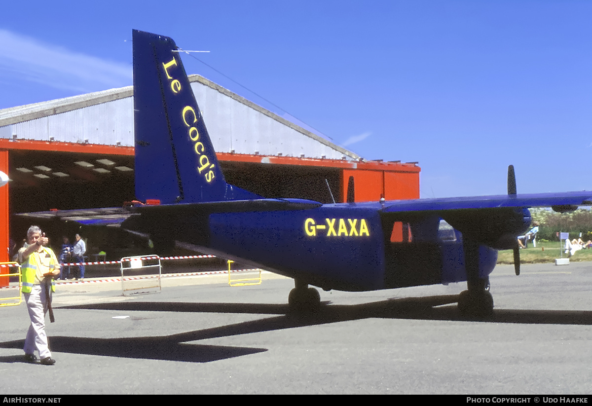 Aircraft Photo of G-XAXA | Britten-Norman BN-2A-26 Islander | Le Cocq's Airlink | AirHistory.net #400606