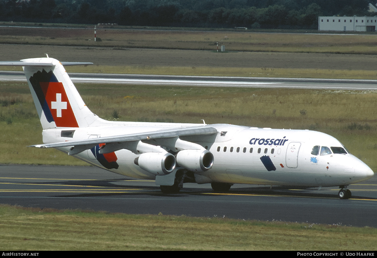 Aircraft Photo of HB-IYZ | British Aerospace Avro 146-RJ100 | Crossair | AirHistory.net #400610