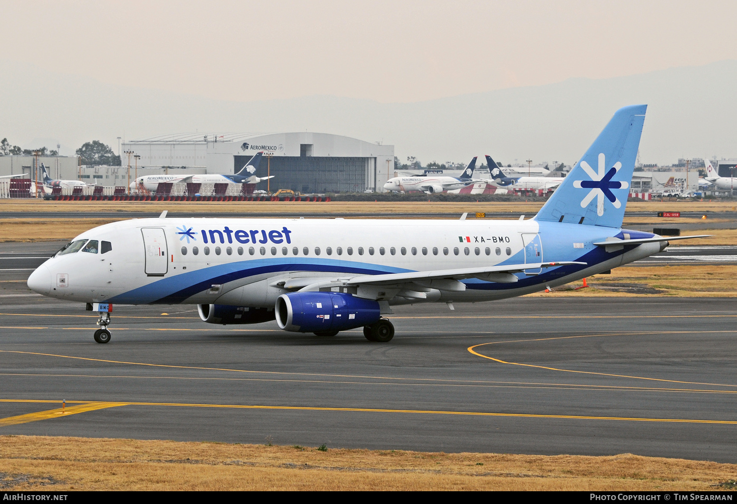 Aircraft Photo of XA-BMO | Sukhoi SSJ-100-95B Superjet 100 (RRJ-95B) | Interjet | AirHistory.net #400623