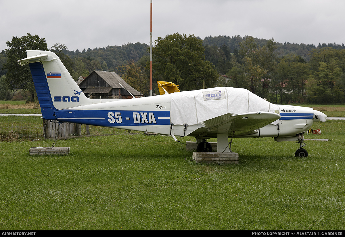 Aircraft Photo of S5-DXA | Piper PA-28RT-201 Arrow IV | SAA - Slovenian Aeronautical Academy | AirHistory.net #400640