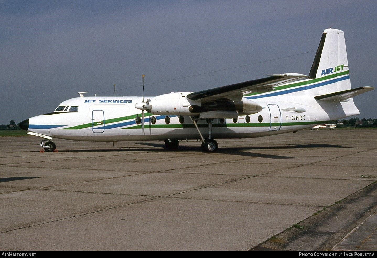 Aircraft Photo of F-GHRC | Fokker F27-600 Friendship | Air Jet | AirHistory.net #400647