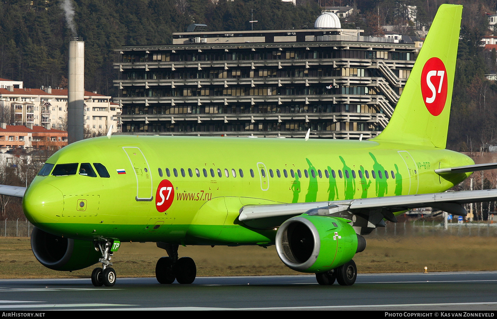 Aircraft Photo of VP-BTP | Airbus A319-114 | S7 Airlines | AirHistory.net #400653