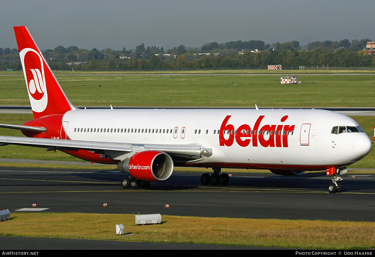 Aircraft Photo of HB-ISE | Boeing 767-3Q8/ER | Belair | AirHistory.net #400654