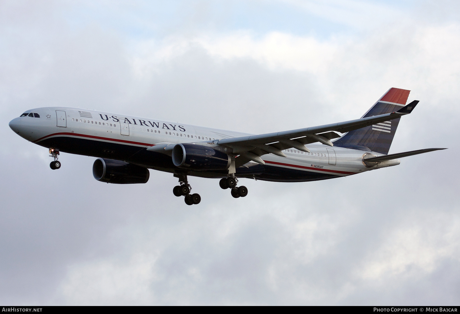 Aircraft Photo of N280AY | Airbus A330-243 | US Airways | AirHistory.net #400674