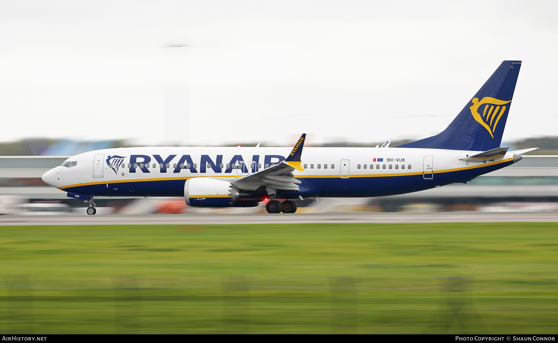 Aircraft Photo of 9H-VUK | Boeing 737-8200 Max 200 | Ryanair | AirHistory.net #400676