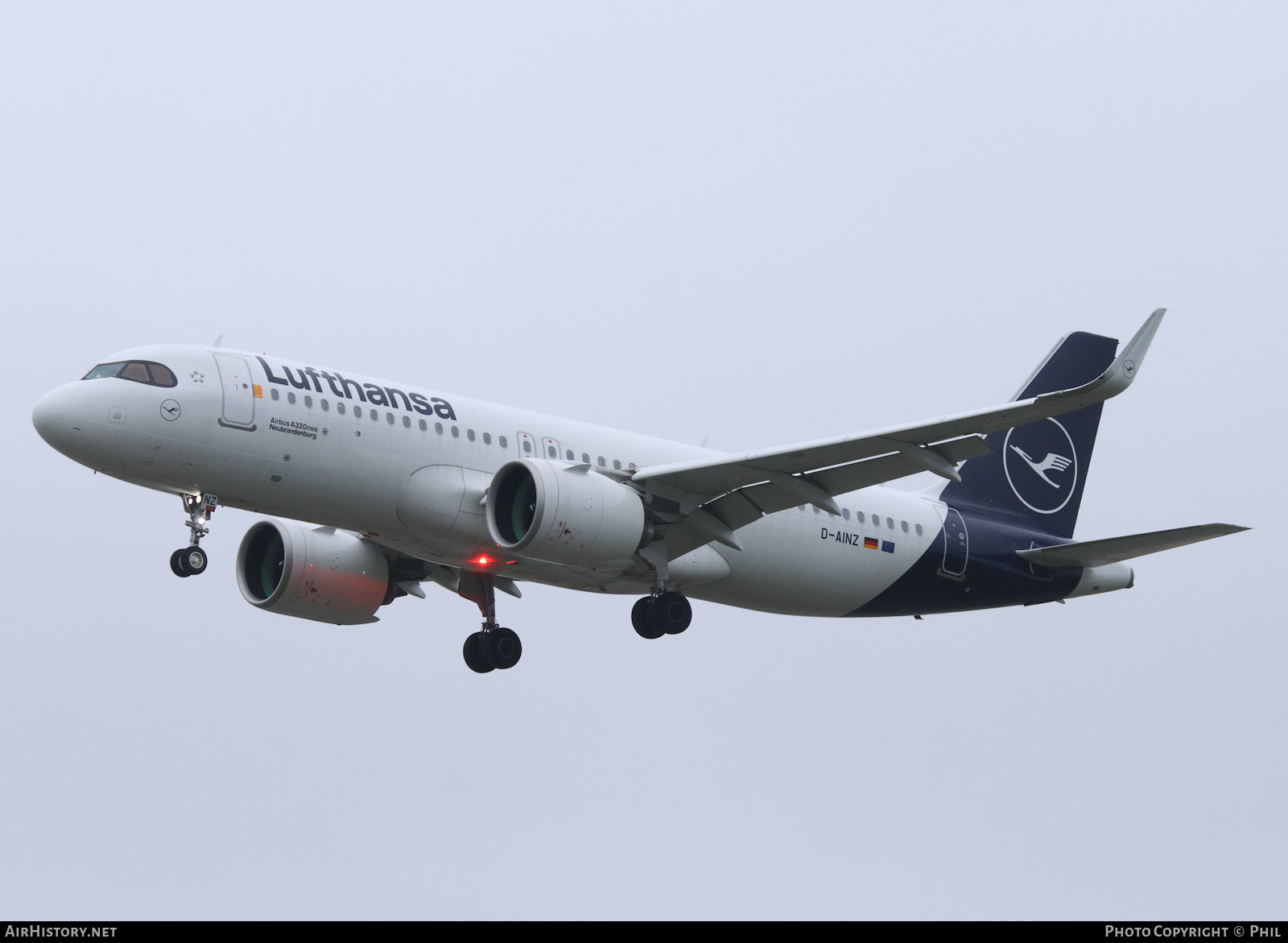 Aircraft Photo of D-AINZ | Airbus A320-271N | Lufthansa | AirHistory.net #400692