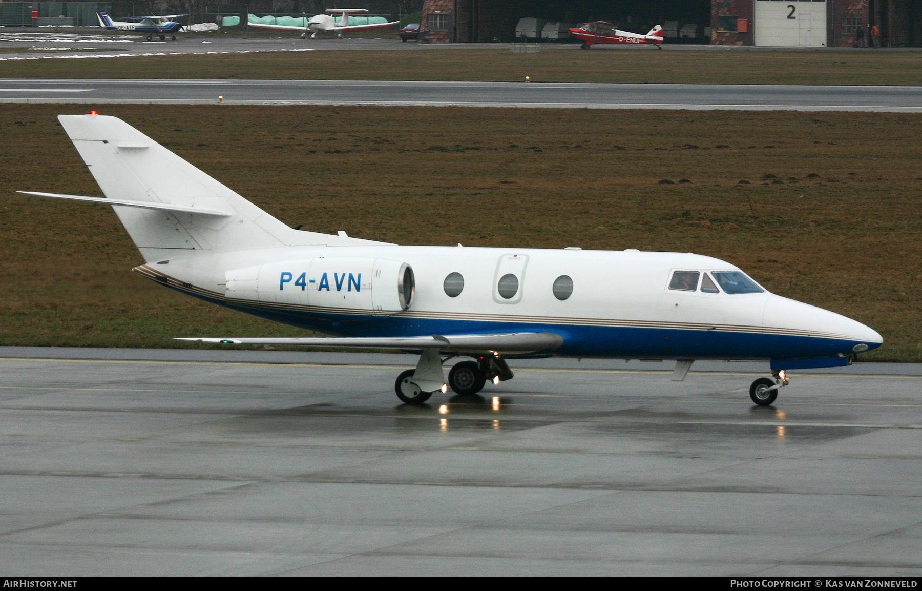 Aircraft Photo of P4-AVN | Dassault Falcon 10 | AirHistory.net #400705