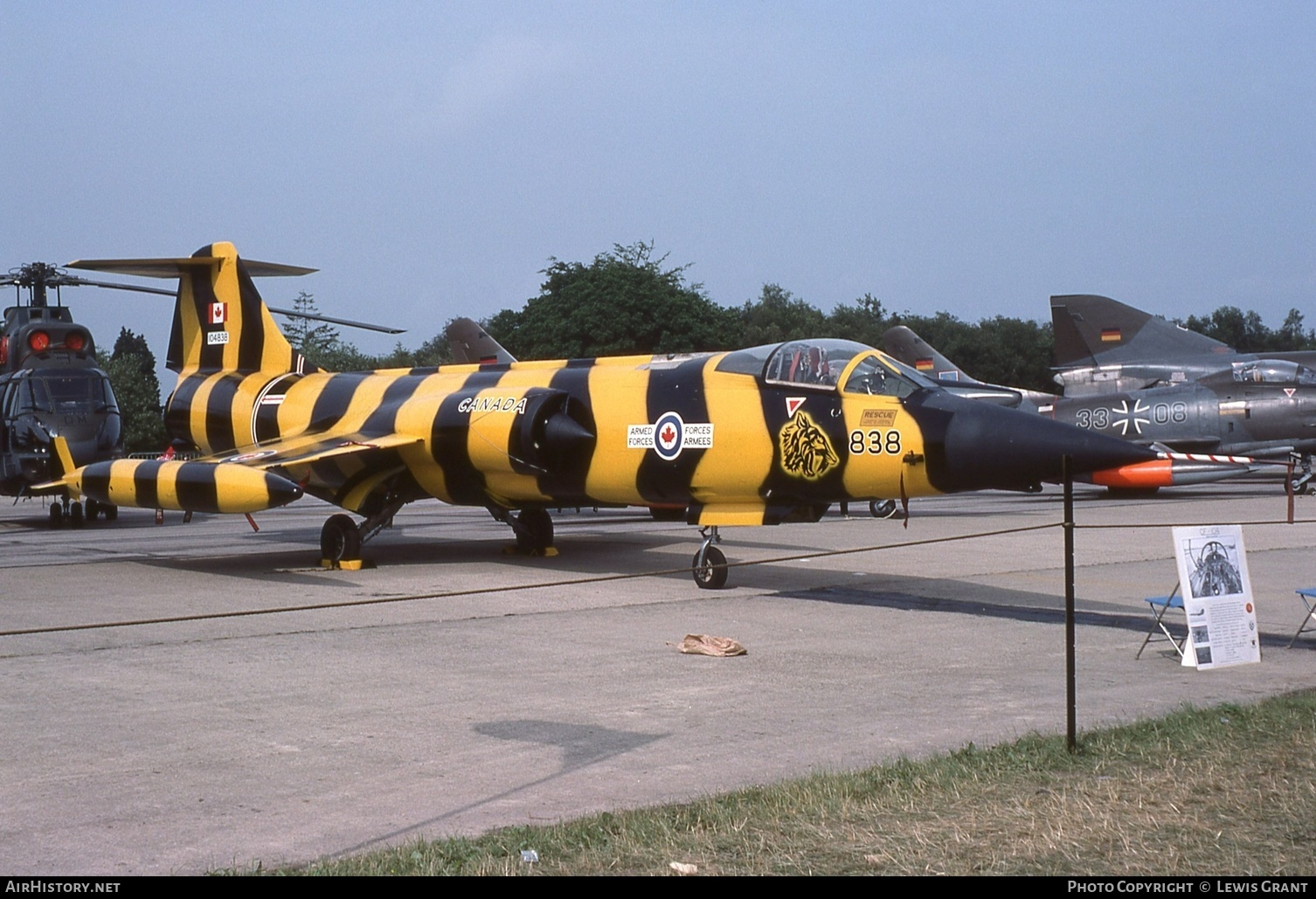 Aircraft Photo of 104838 | Canadair CF-104 Starfighter | Canada - Air Force | AirHistory.net #400747