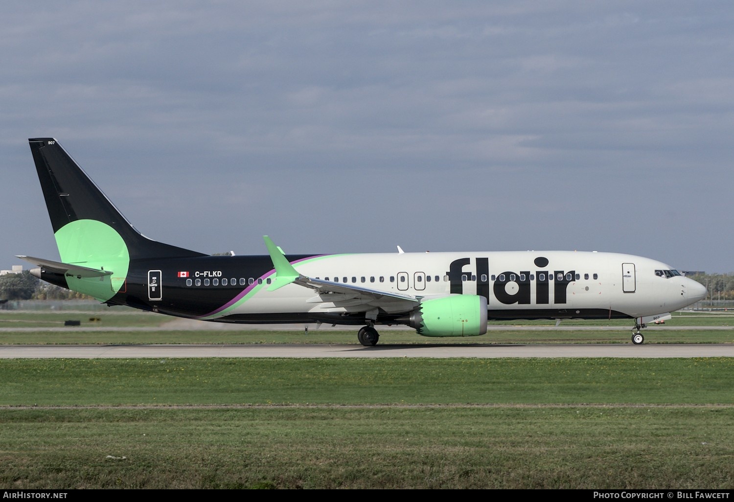 Aircraft Photo of C-FLKD | Boeing 737-8 Max 8 | Flair Airlines | AirHistory.net #400749