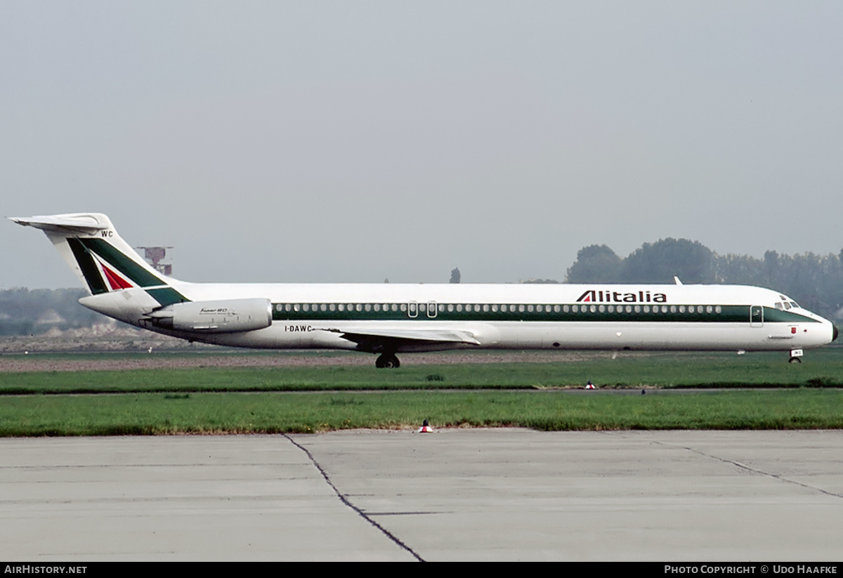 Aircraft Photo of I-DAWC | McDonnell Douglas MD-82 (DC-9-82) | Alitalia | AirHistory.net #400768