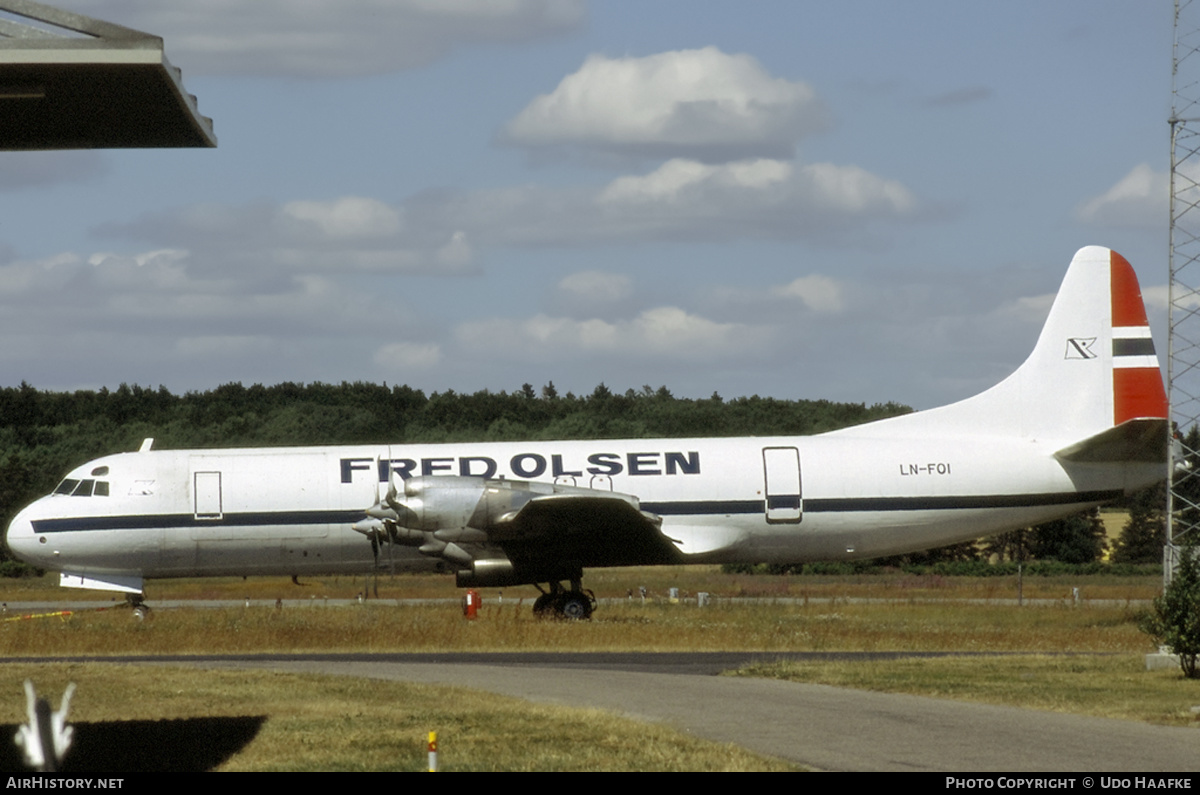 Aircraft Photo of LN-FOI | Lockheed L-188C(F) Electra | Fred. Olsen | AirHistory.net #400780