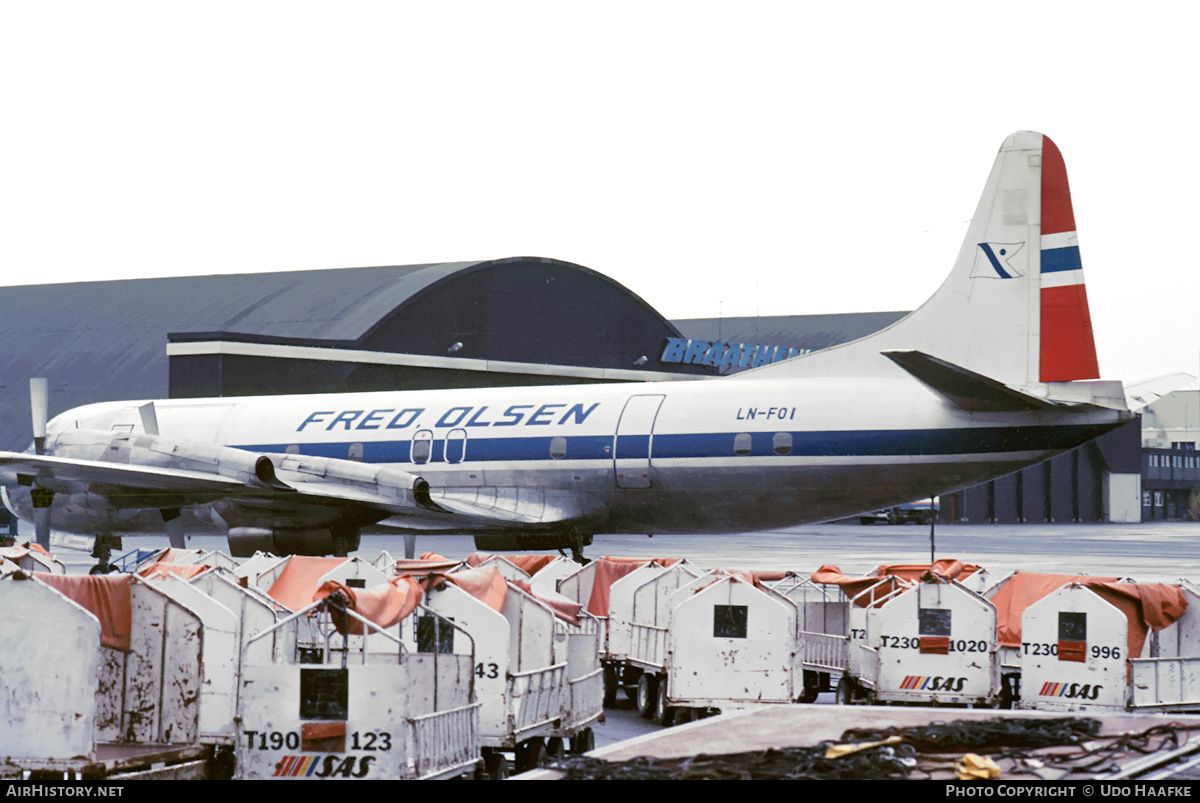 Aircraft Photo of LN-FOI | Lockheed L-188C(F) Electra | Fred. Olsen | AirHistory.net #400786