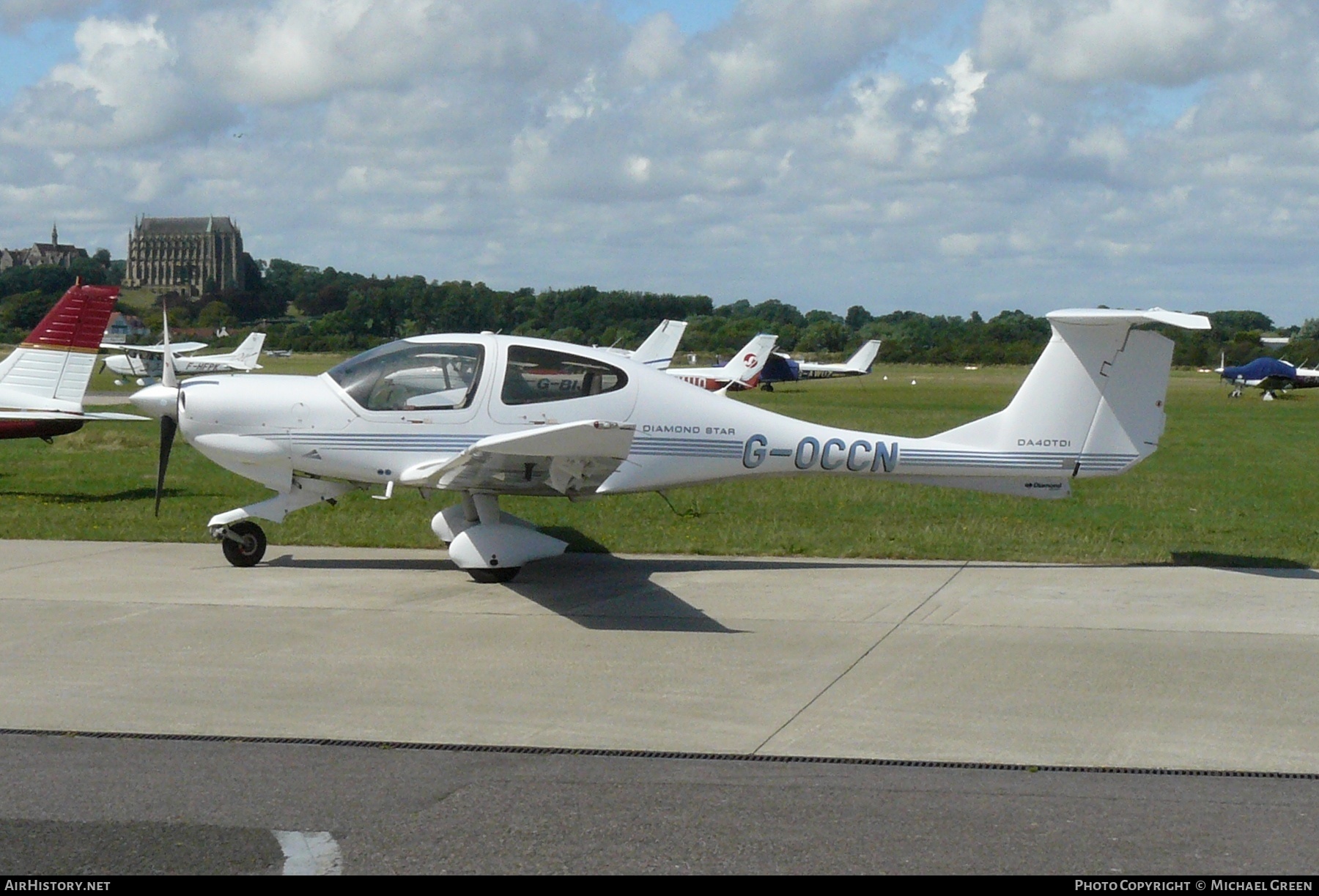 Aircraft Photo of G-OCCN | Diamond DA40D Diamond Star TDI | AirHistory.net #400793