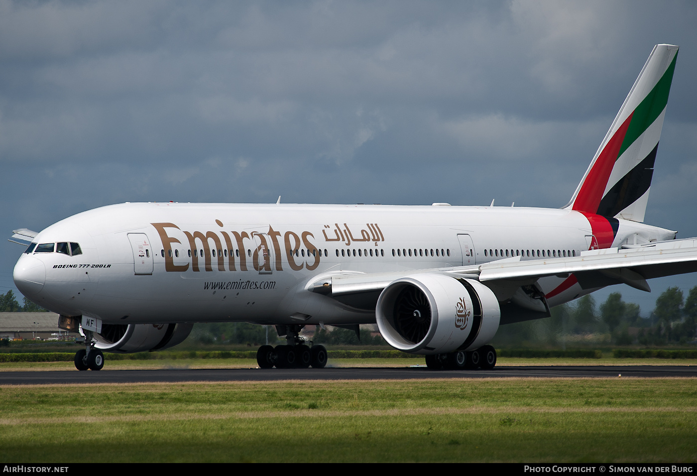 Aircraft Photo of A6-EWF | Boeing 777-21H/LR | Emirates | AirHistory.net #400812