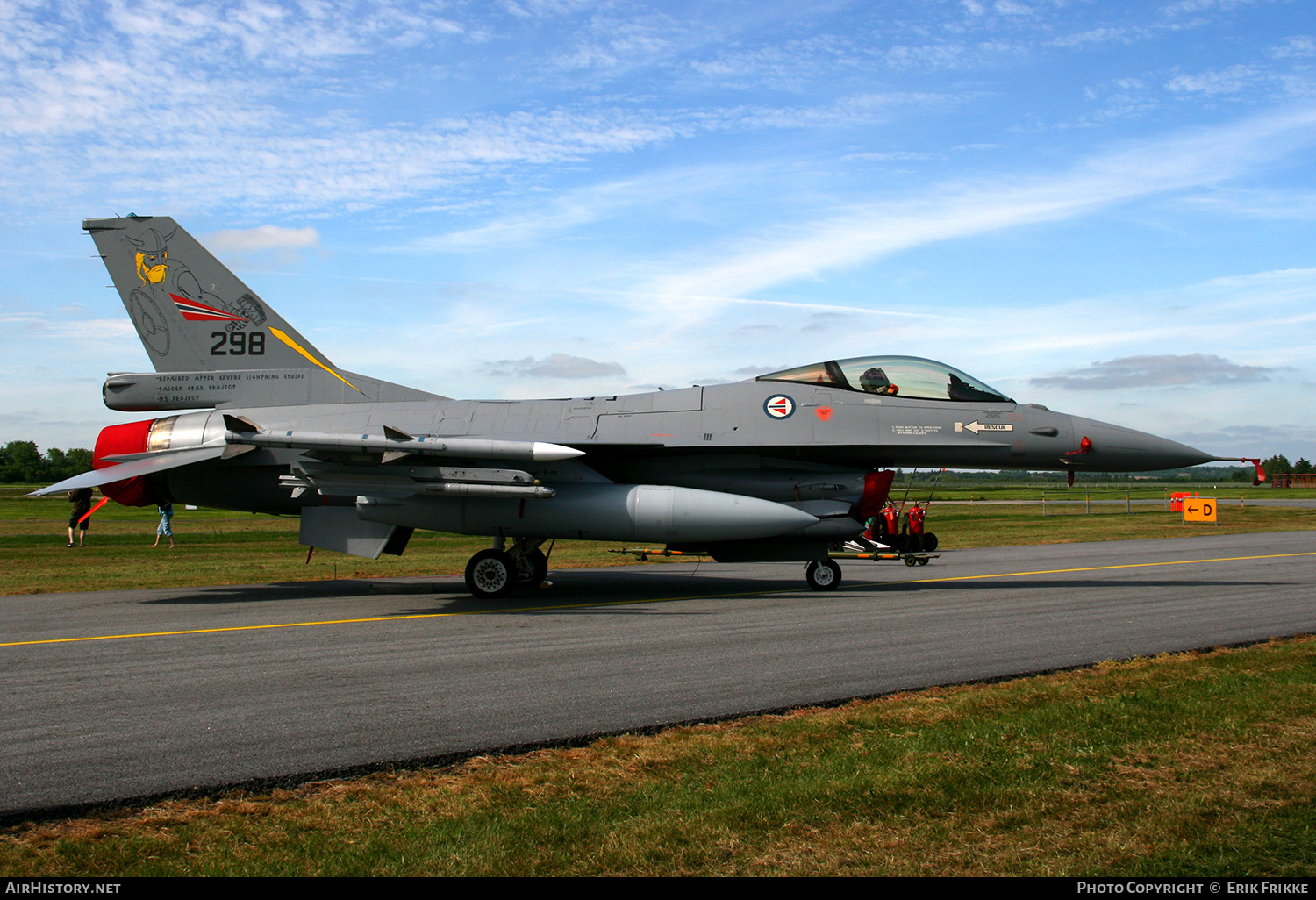 Aircraft Photo of 298 | General Dynamics F-16AM Fighting Falcon | Norway - Air Force | AirHistory.net #400841