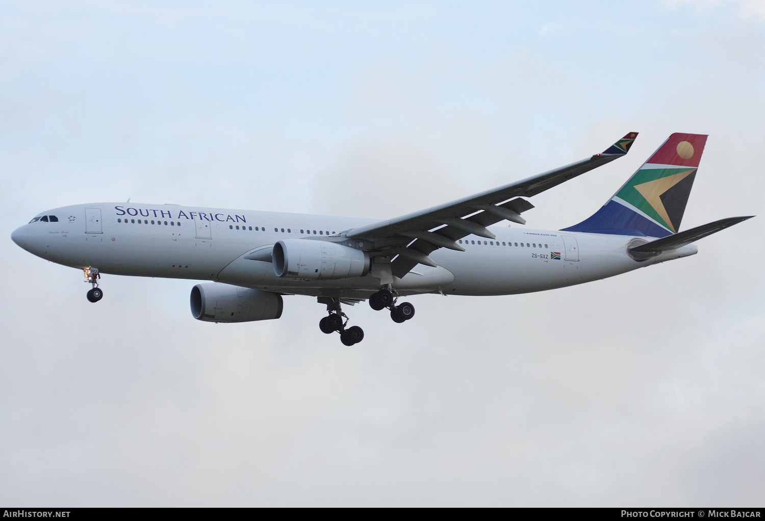Aircraft Photo of ZS-SXZ | Airbus A330-243 | South African Airways | AirHistory.net #400847