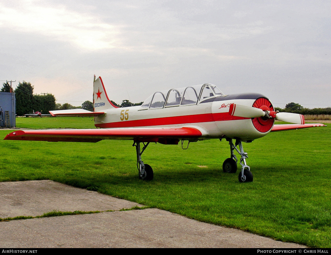 Aircraft Photo of G-BVOK | Yakovlev Yak-52 | AirHistory.net #400855