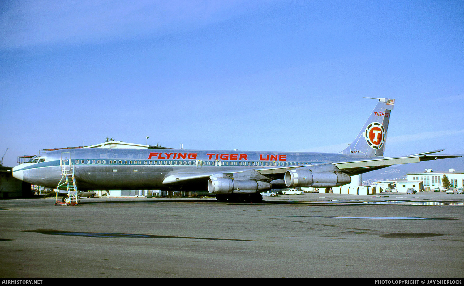 Aircraft Photo of N324F | Boeing 707-349C | Flying Tiger Line | AirHistory.net #400869