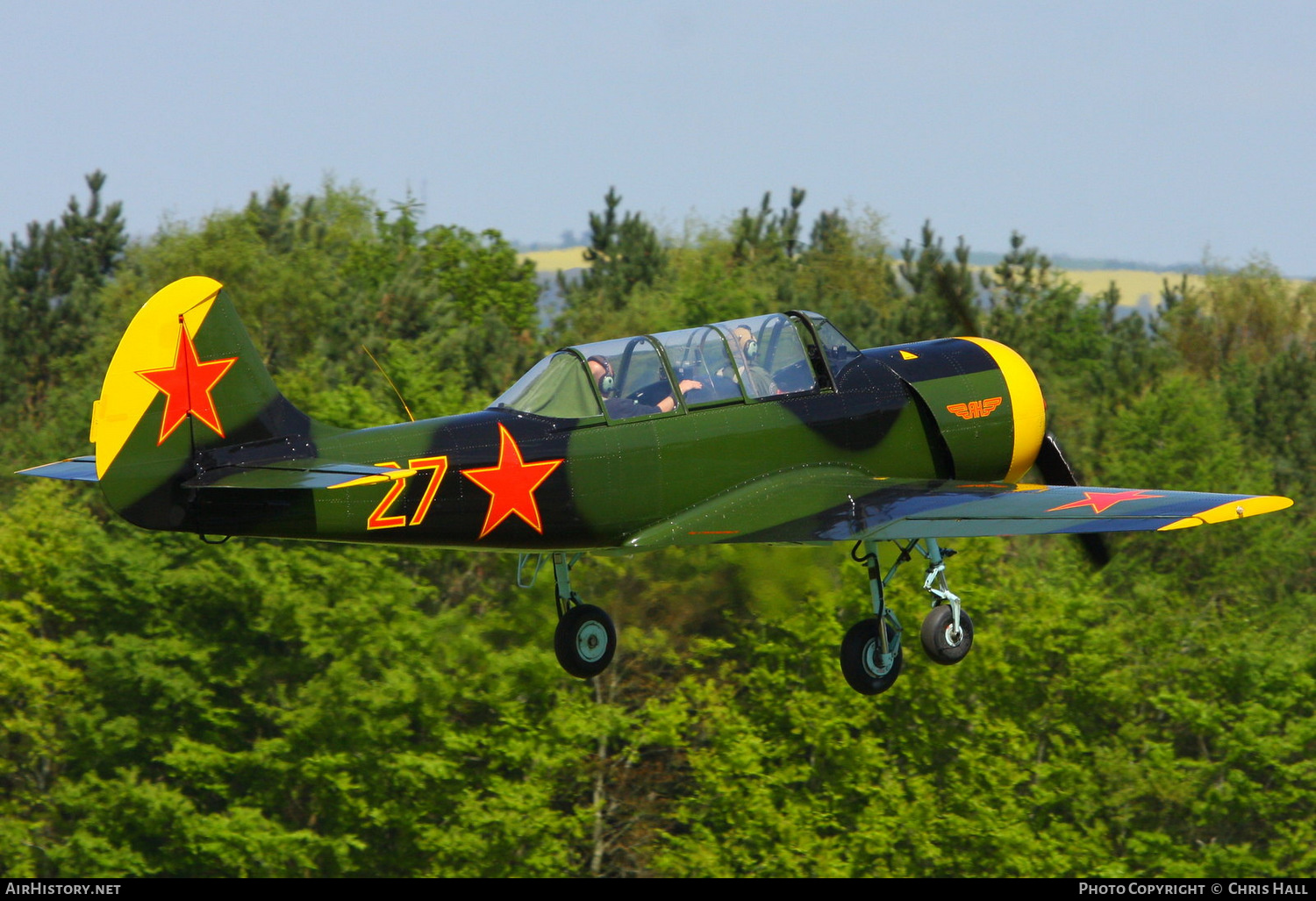 Aircraft Photo of G-YAKX | Yakovlev Yak-52 | Soviet Union - Air Force | AirHistory.net #400877