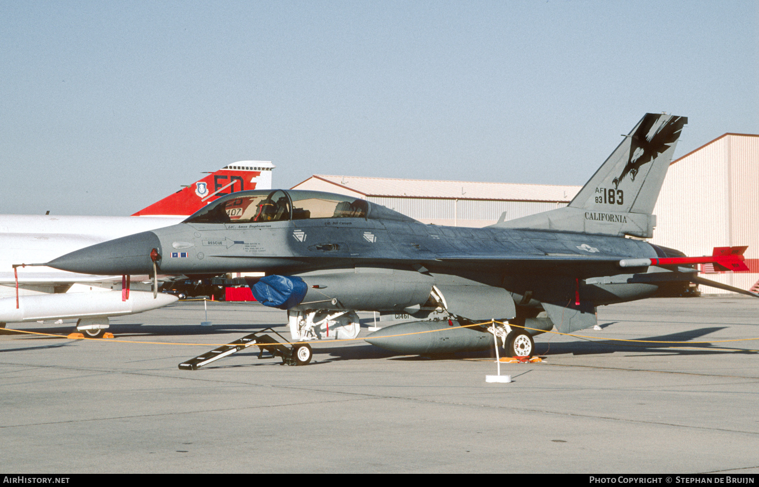 Aircraft Photo of 83-1183 / AF83-183 | General Dynamics F-16D Fighting Falcon | USA - Air Force | AirHistory.net #400885