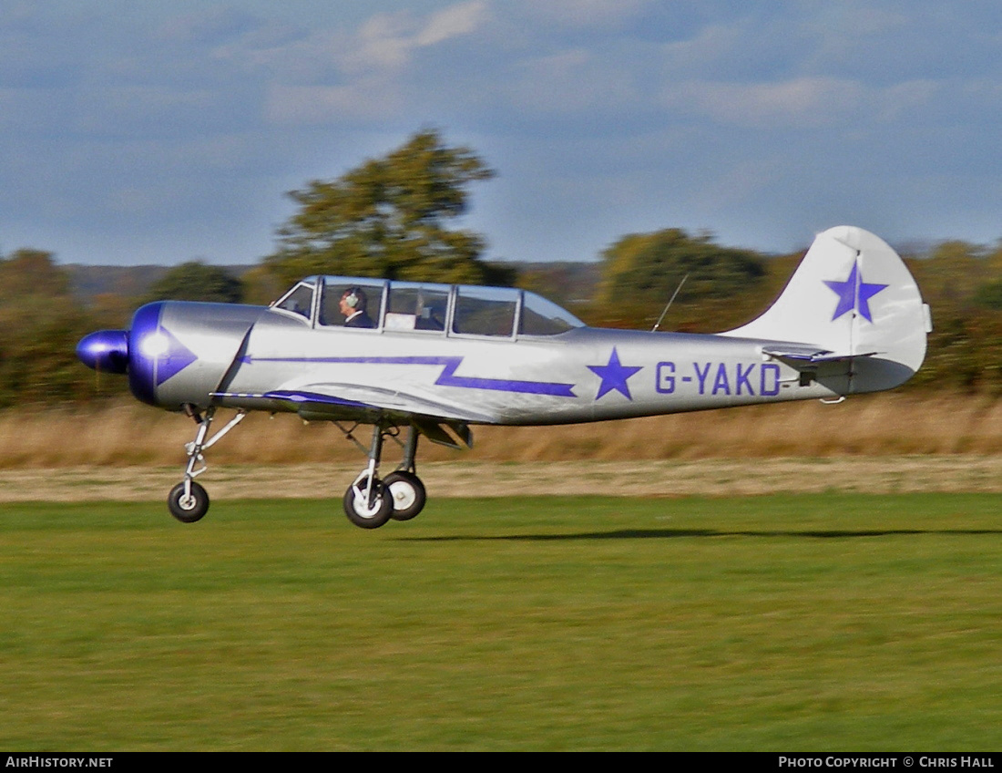 Aircraft Photo of G-YAKD | Yakovlev Yak-52 | AirHistory.net #400887