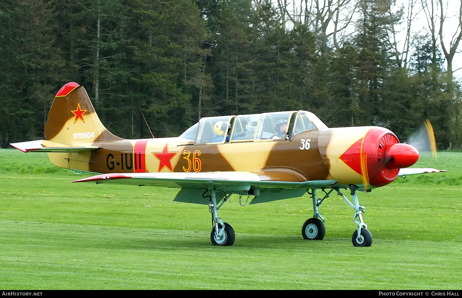 Aircraft Photo of G-IUII | Yakovlev Yak-52 | Soviet Union - Air Force | AirHistory.net #400920