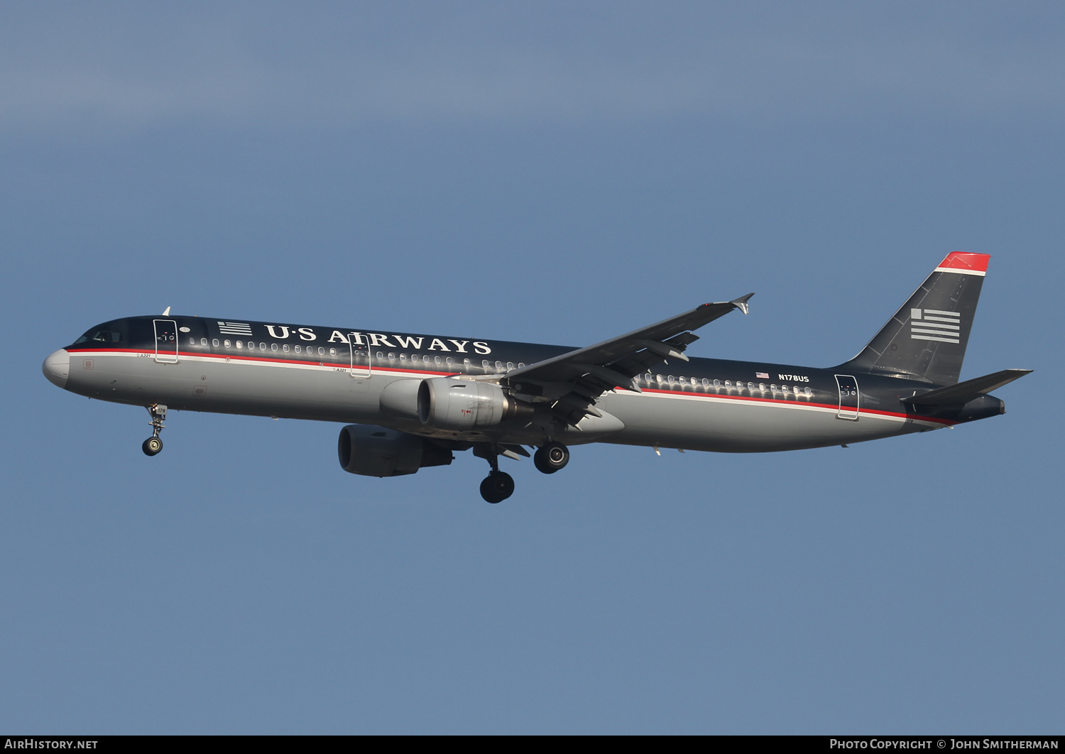 Aircraft Photo of N178US | Airbus A321-211 | US Airways | AirHistory.net #400921